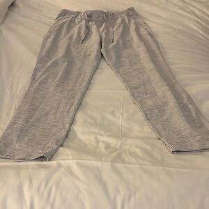 Lululemon On the Fly  Light Gray Joggers